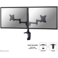 NEOMOUNTS Stolni nosač za dva ravna ekrana do 27" (69 cm) 8KG FPMA-D1330DBLACK